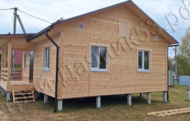 3 Каркасный дом Д-139, 8х7м, 62 М², Московская область, Сергиево  Посадский район, ДНТ Удачное (30)